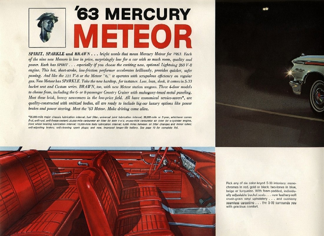 1963 Mercury Meteor Brochure Page 6